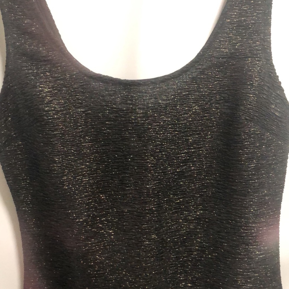Black and gold dress